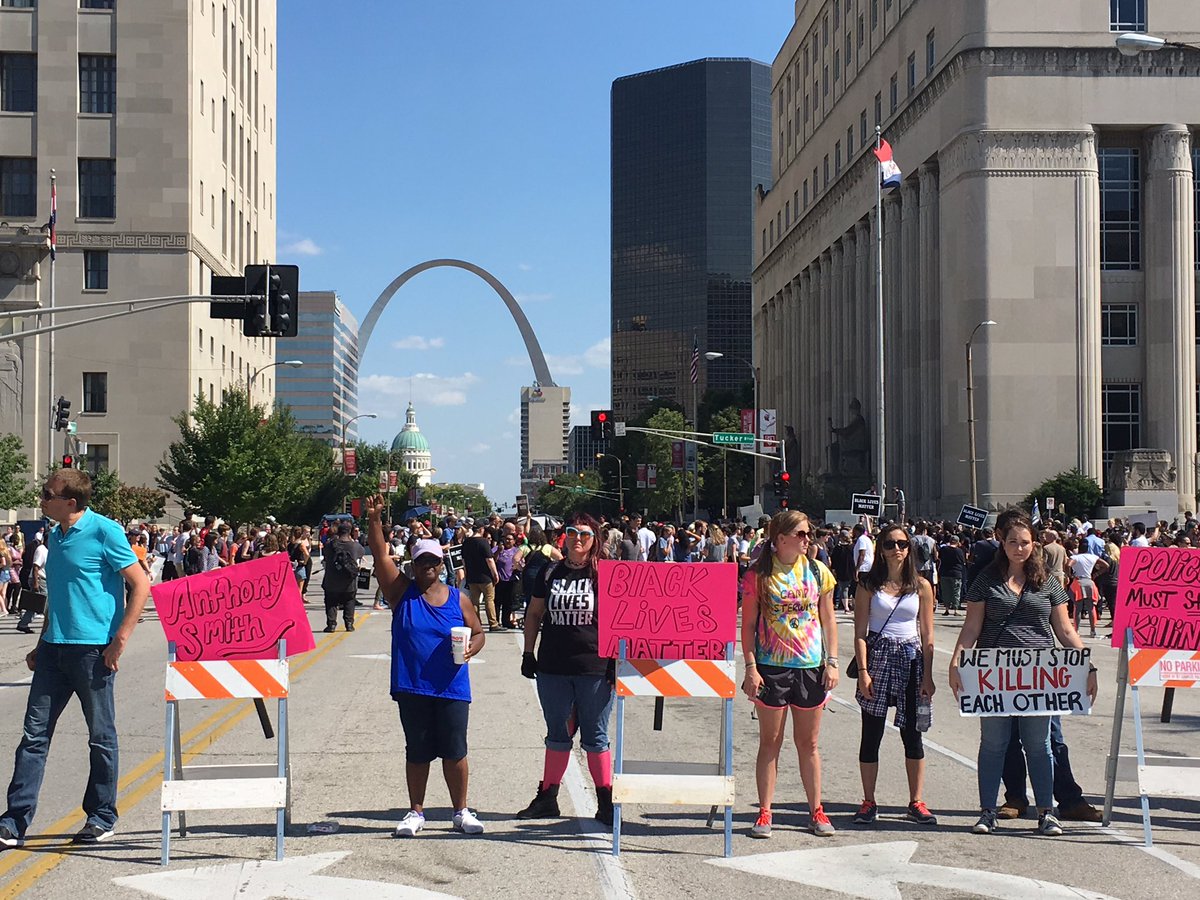 Tensions Rising As Protesters March Through Downtown St Louis Clayton Times - roblox nasheed id